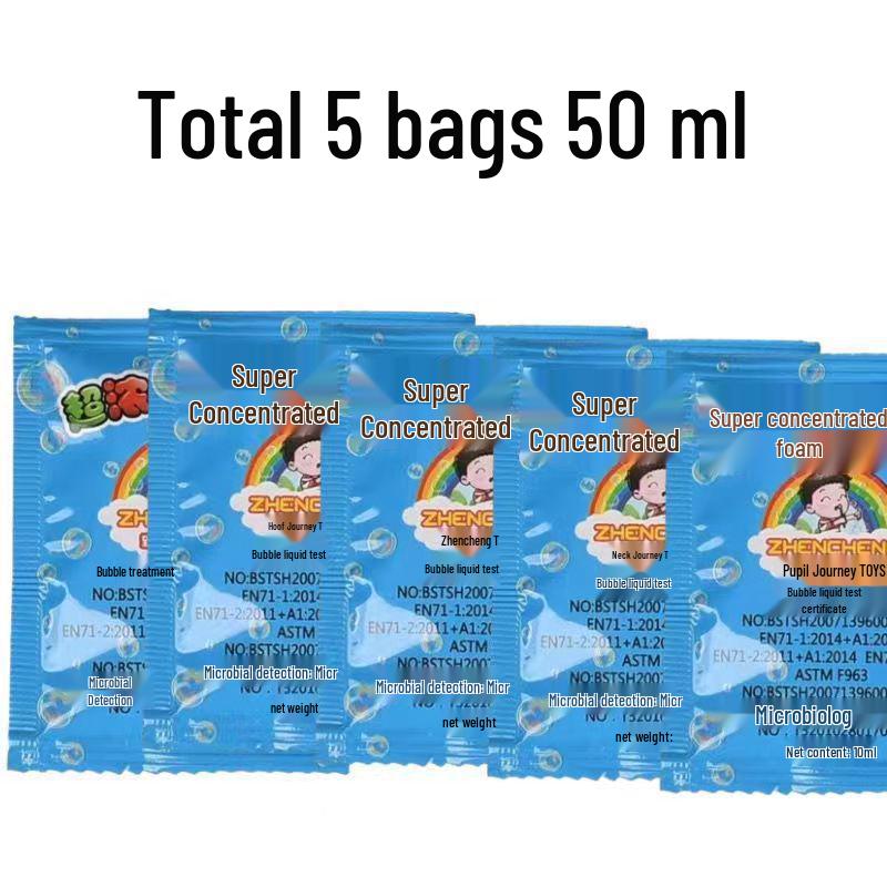 

Children s Colorful Bubble Machine Toy - Ready-to-Use, Safe, Non-Toxic, Concentrated Liquid in Big Bucket