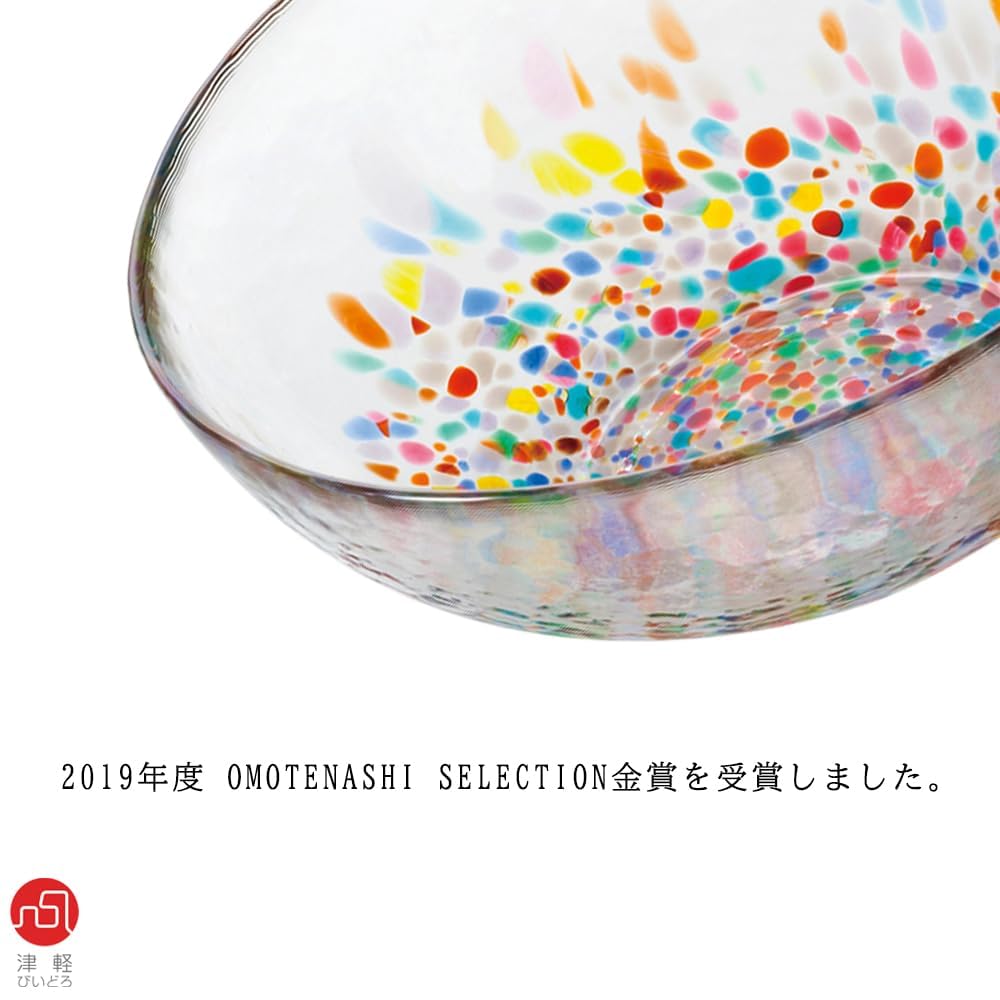 Aderia Tsugaru Biidoro Nebuta Various Bowls Made in Japan Gift Box Salad Bowl Glass Medium Bowl Side Plate Dish Tableware Cute Medium Plate Plate