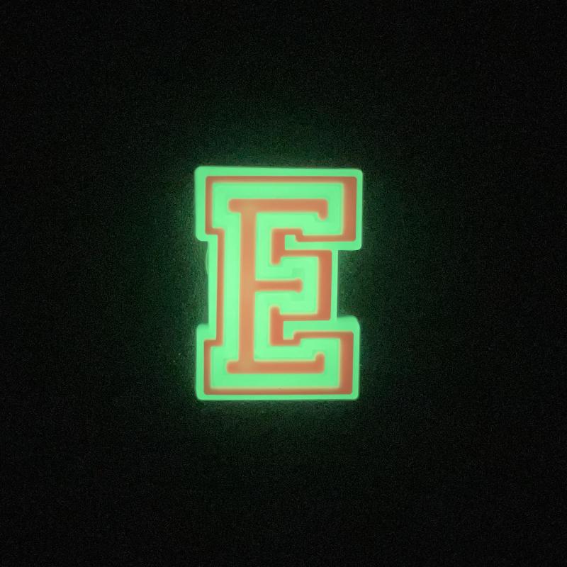 New Glow Letter Shoes Charms for Clog Sandals Shoe Charm Decoration 0-6 Number Alphabet ABC-Z Letter DIY Shoes Pins for Men Wome