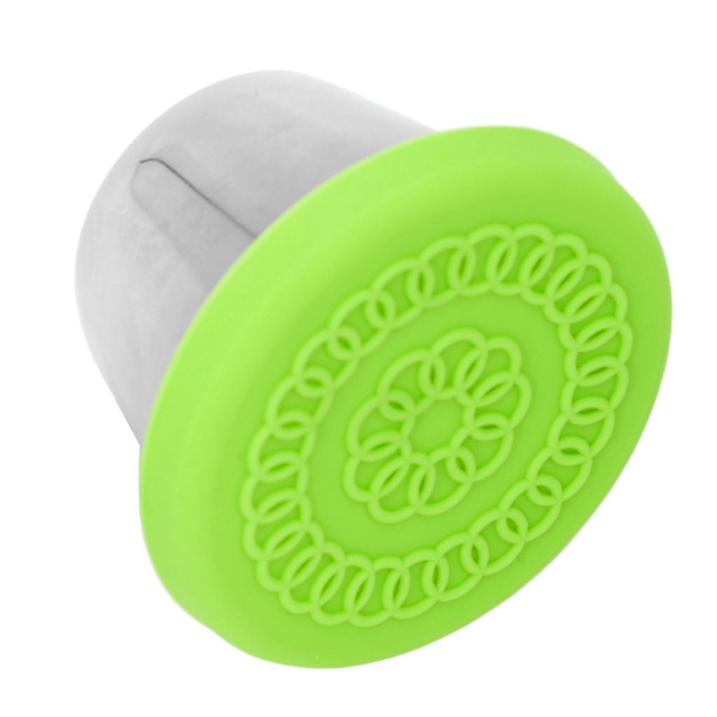 Beauty Salon Essential Oil Cup Stainless Steel Condiment Salad Dressing Container with Silicone Lid 70ml