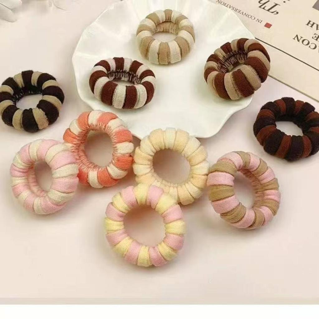 New Soft, Durable High Ponytail Hair Tie - Thick, Elastic, No Hair Damage