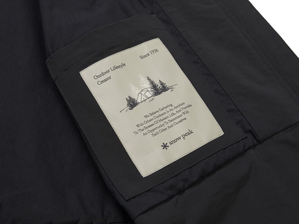 Snow Peak Polywasher Hood Windbreaker Outer Dark Size S Wmn's GS-S25FWFWB67 Women's Jacket, Charcoal,