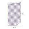 Checkerboard wallpaper light gray, white and purple 50x1000