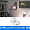 Rearview Side View Mirror Cover Trim For Mitsubishi Outlander 2013-2017 2018   Chrome Protector Accessories Car Styling
