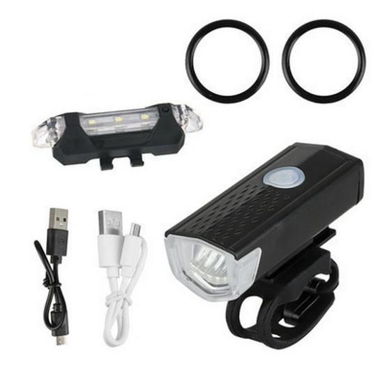 Rainproof Rechargeable Front Light for Mountain Bikes - Night Riding Essentials