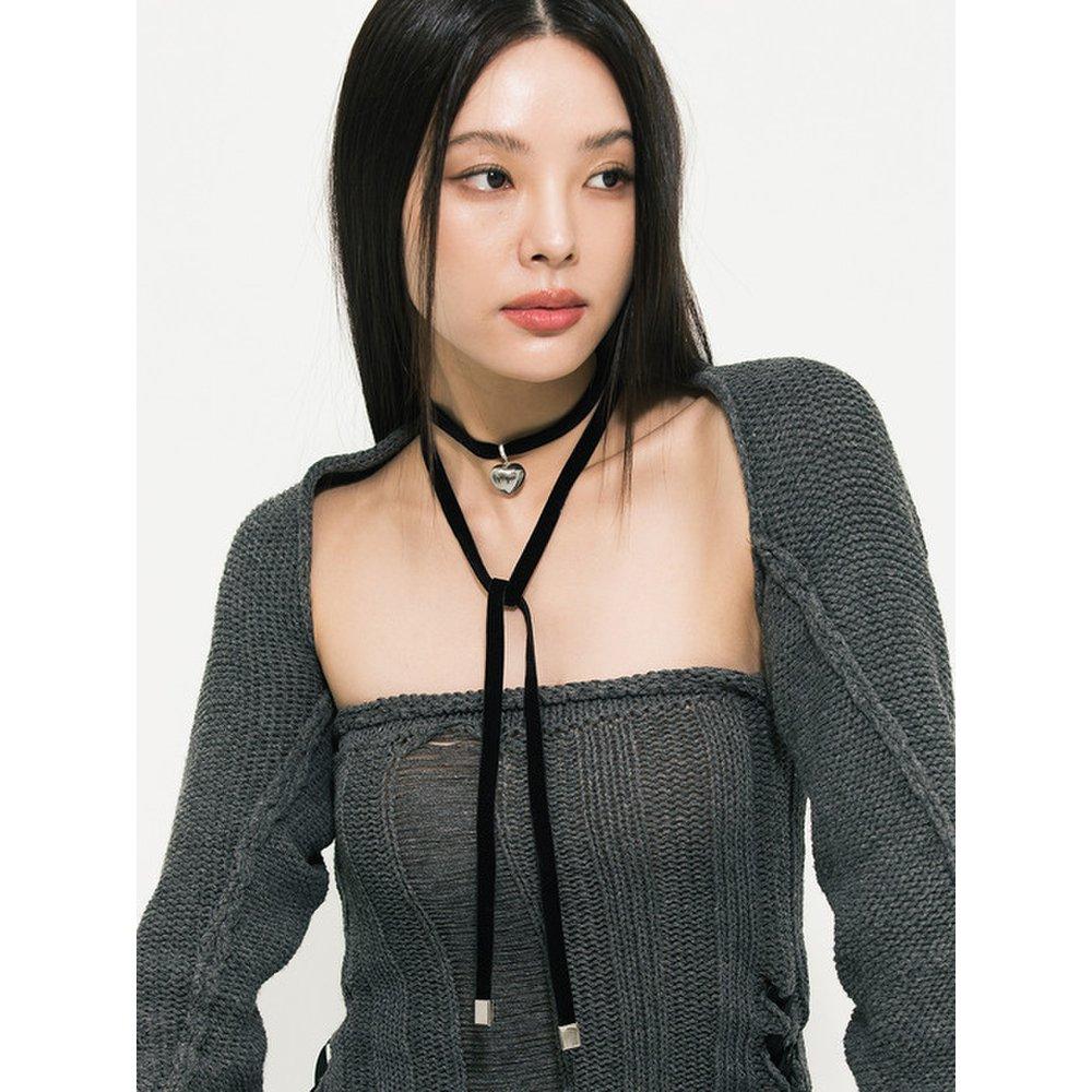 Heart Velvet Strap Necklace