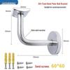 Soporte de Pared Diungzhi201 de Acero Inoxidable para Pasamanos de Escalera, Grado 304