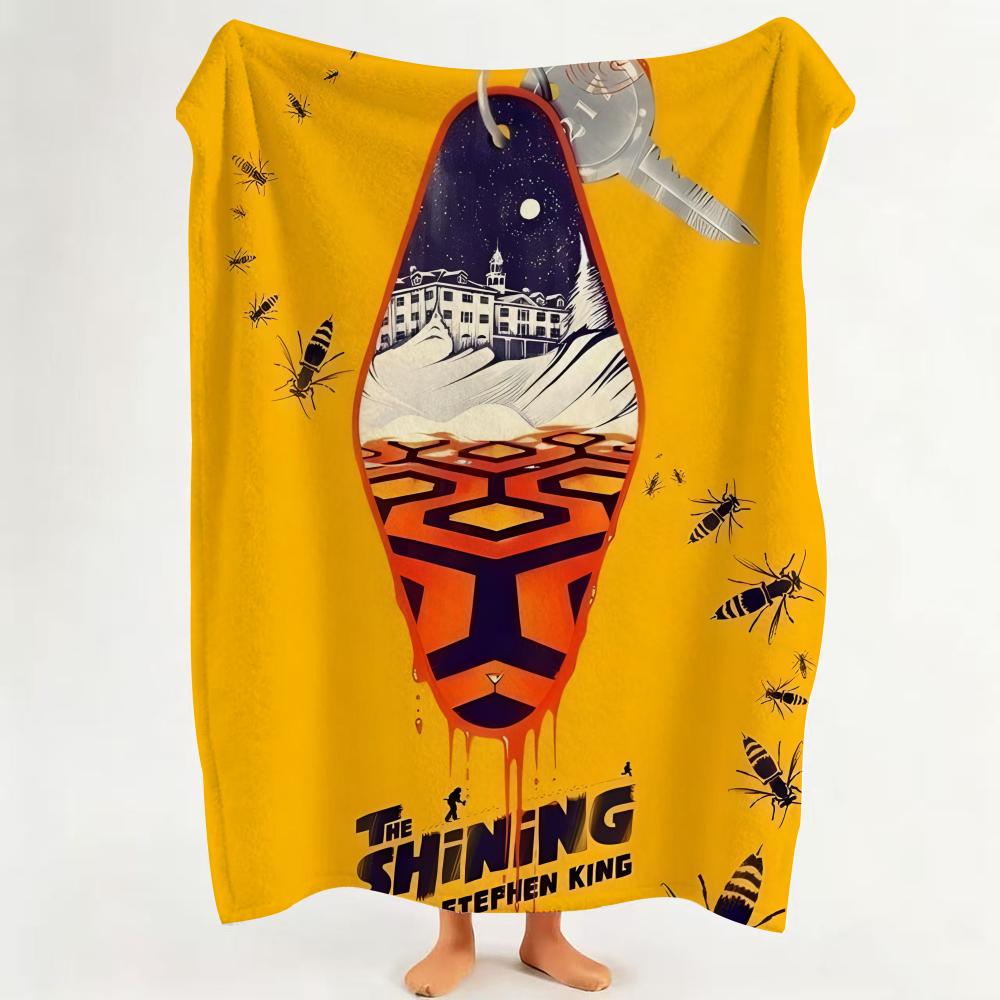 Movie T The S Shining Flannel Blanket Suitable for Sofa Living Room Bedroom