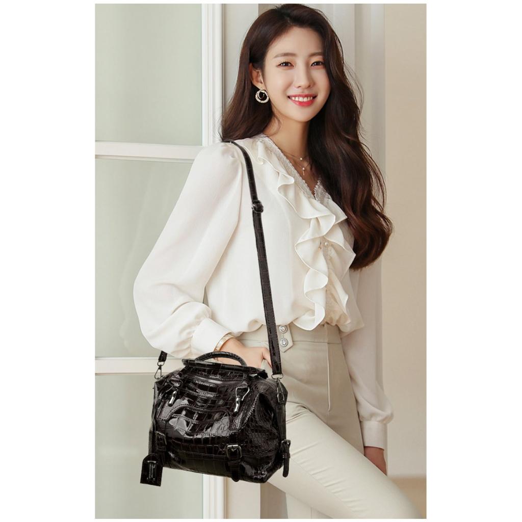 Xeie Thuk Shoulder Bag Women Faux leather Crossbody Daily Commute