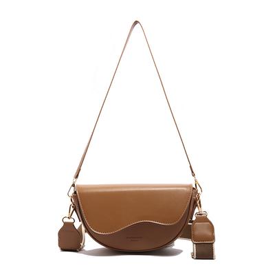 Lässige minimalistische Damen Umhängetasche Satteltasche Modische Achseltasche Trendige Schultertasche für Damen