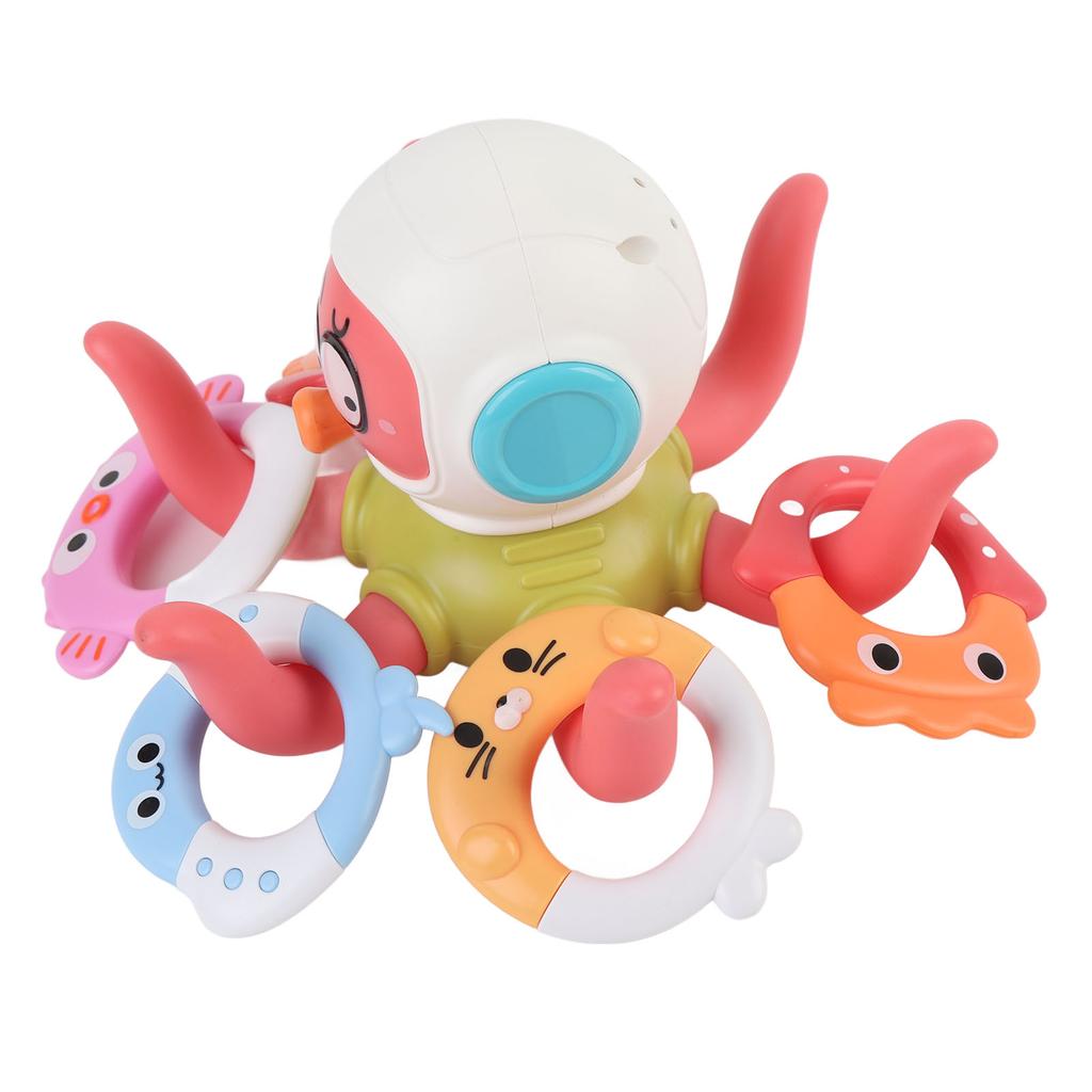 Jucărie de baie caracatiță interactivă cu recunoaștere a formelor, culori vii, jucărie de baie pentru bebeluși, pentru băieți și fete