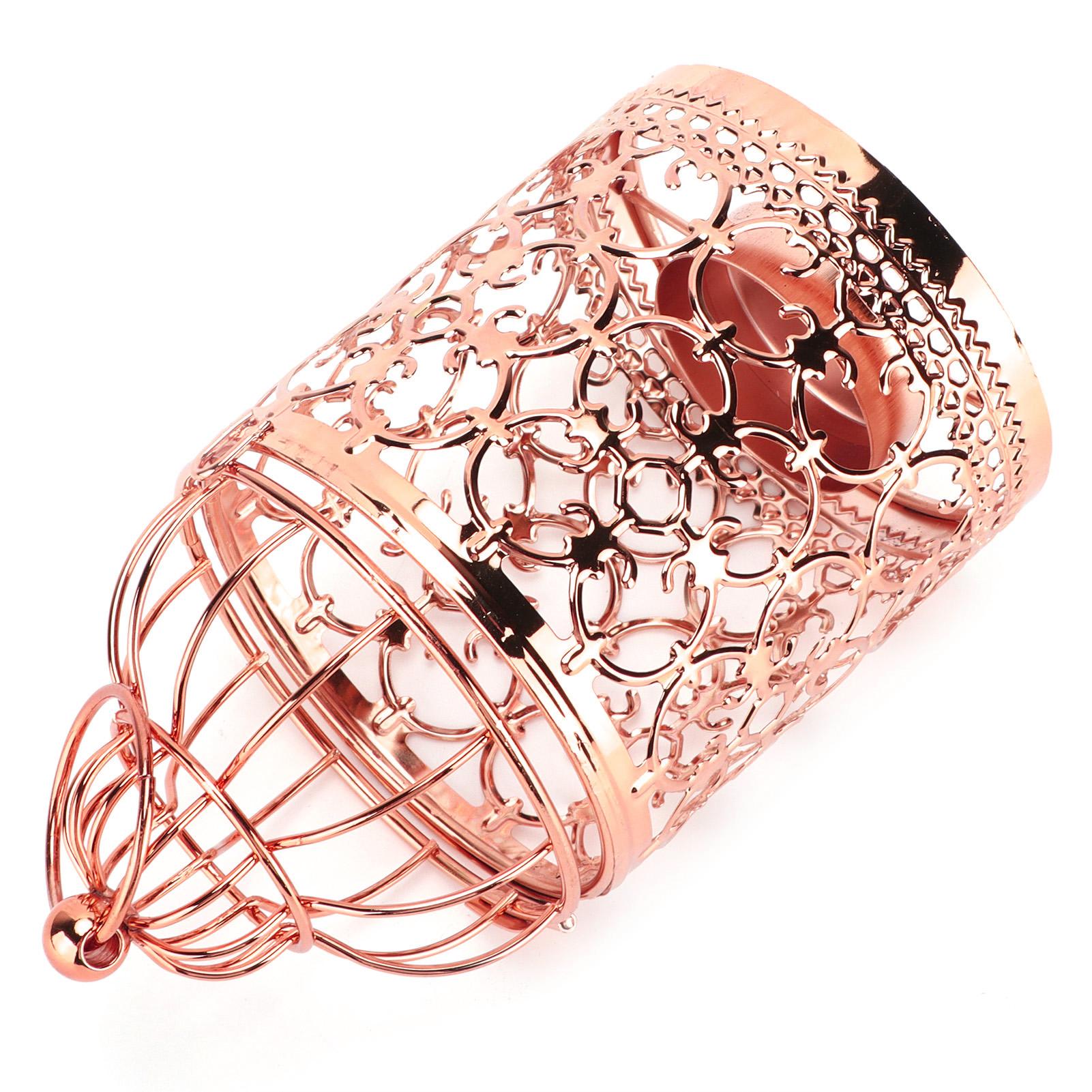 

Винтажный подсвечник-клетка, украшения для подарка, дома, мероприятий, свадеб, розовое золото