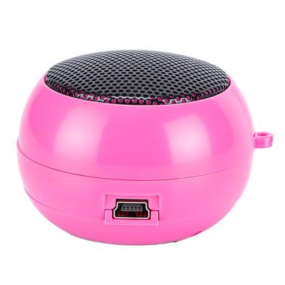 Portable Hamburger Speaker Retractable USB Rechargeable MP3 MP4 Compact Hamburger Speaker for Travel