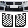 2er-Pack Auto-Kühlergrillabdeckung Stoßfänger vorne Mitte unterer Kühlergrill-Einsatz für BMW G87 M2 2023-2025 (nach Juni 2023) Frontstoßstange Kühlergrill Gitter Kit, Vorne