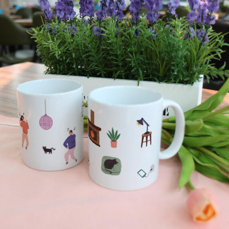 

tb071-Design Mug 2p-My house is the best