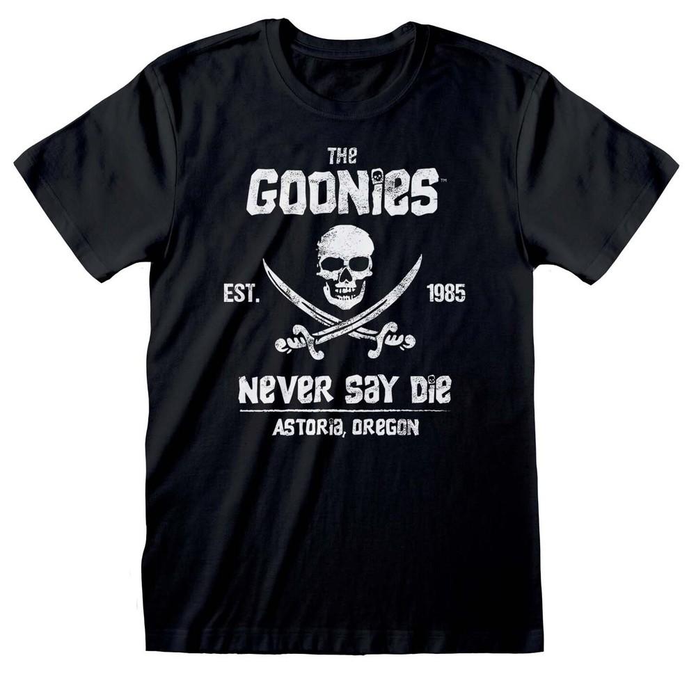 The Goonies Never Say Die Black T-Shirt Unisex T-Shirt XXL