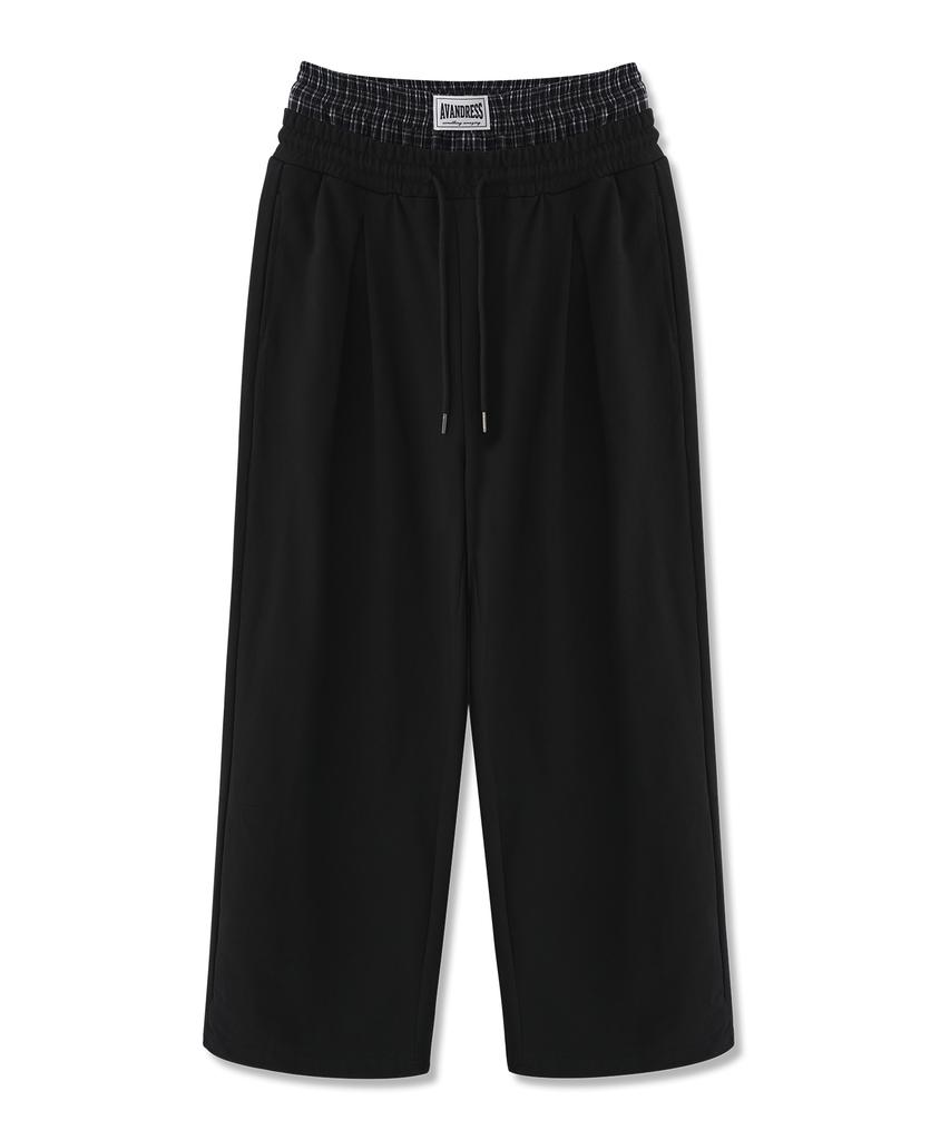 AVANDRESS 88 Silent Fold Relax Sagging Pants_3 Colors