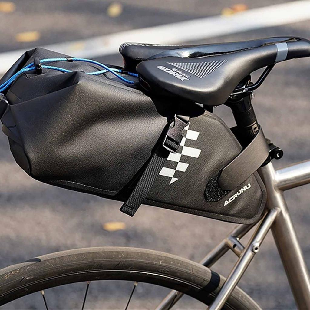   Saddle Bag, Large-Capacity Mountain Bike Rear Tail Bag, Multi-Functional Cycling Seat Pack for Outdoor Riding & Commuting