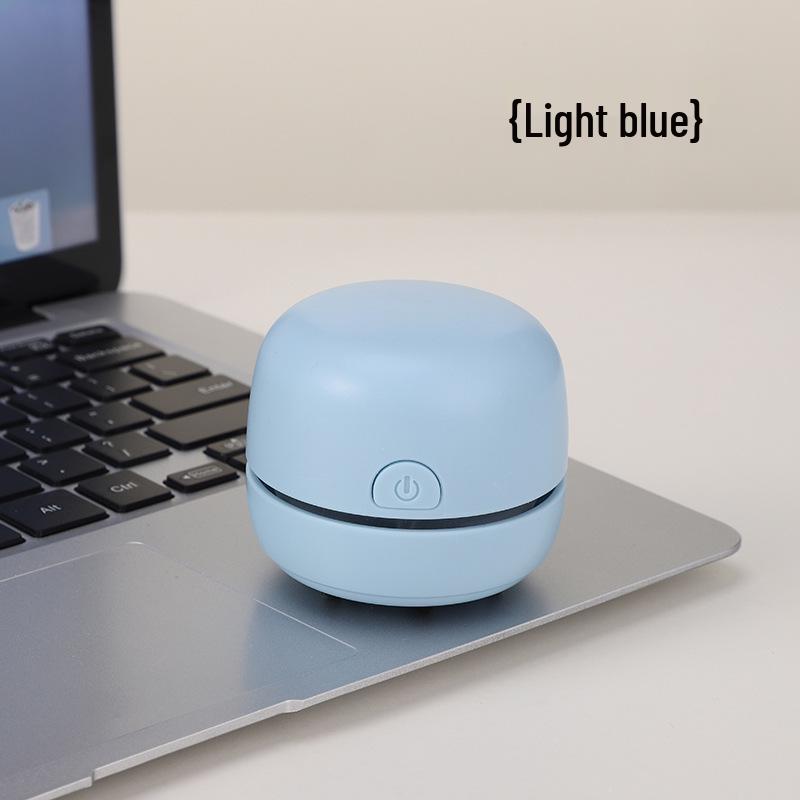 Portable Mini Desktop Vacuum Cleaner for Keyboards and Pencil Shavings with Silent Operation and Large Suction, Wireless
