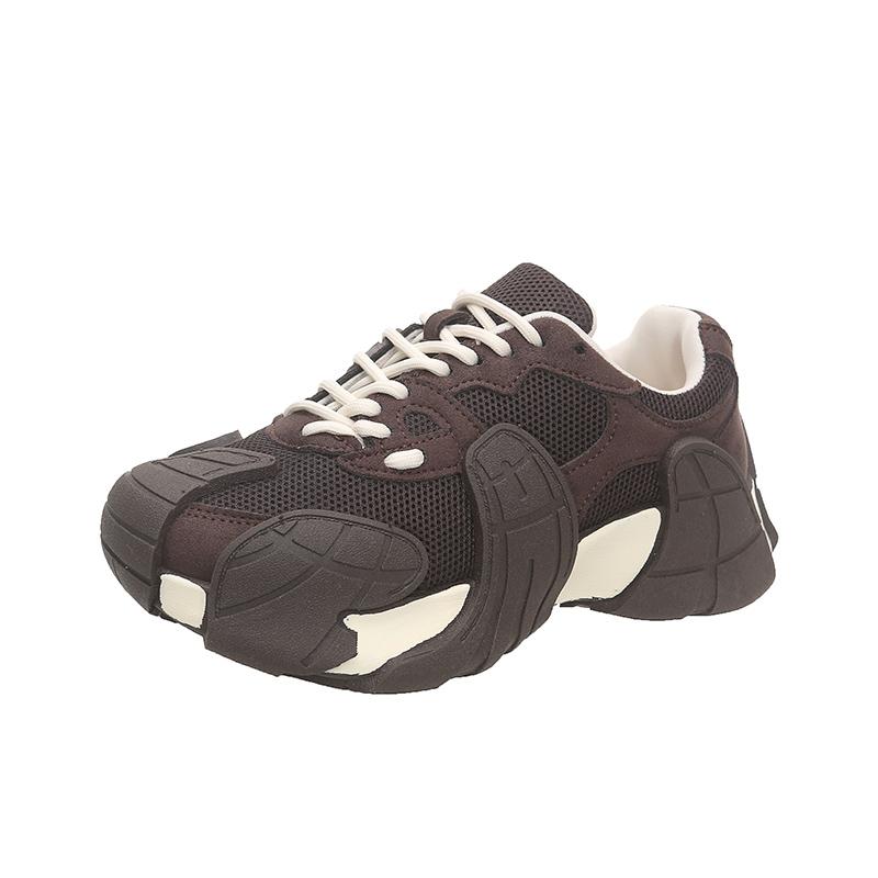 Red Women's 2025 New Spring Summer Versatile Sports Leisure Oes Retro Racing Soft Bot Agan Oes Cross Bule Casual Shoes