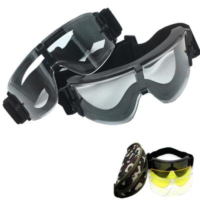 Taktische Sonnenbrille Männer Outdoor Jagd Airsoft Paintball Schießen Schutzbrille 3 Objektiv