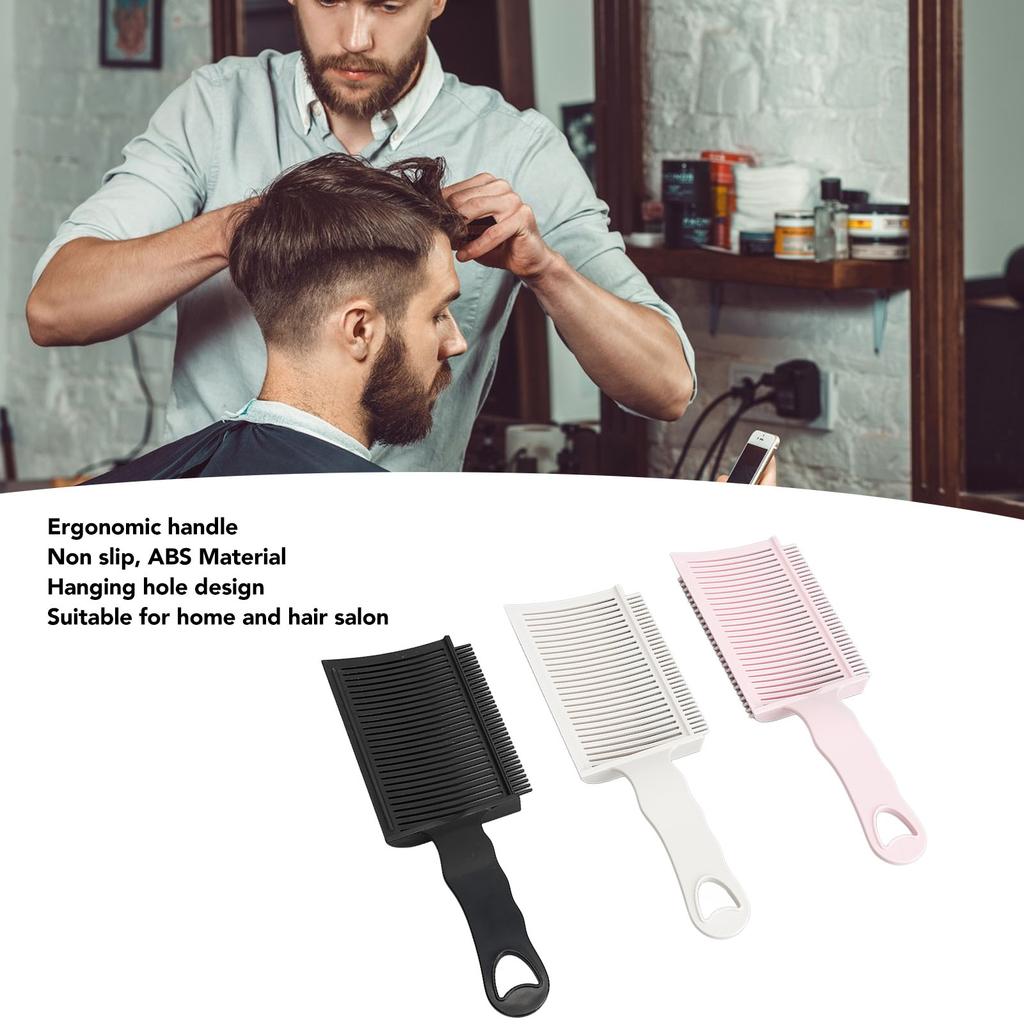 3pcs Fade Comb Professional Salon Barber Hair Cutting Clipper Comb Flat Top Comb Styling Tool for Men