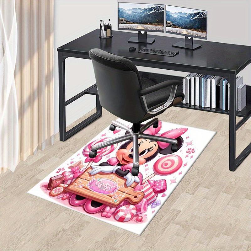 

1pcOffice Carpet, Under Chair Rug, Gift for Home Decor, Sweet Candyland Theme, Minnie Mouse Inspired, Perfect for Room or Play Area 60cm by 90cm