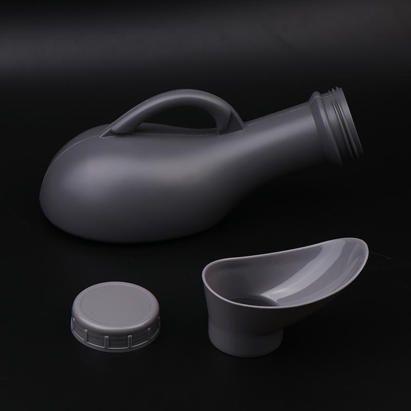 1000ml Taşınabilir Kalın Mobil Pisuar Açık Hava Kampı Araba İdrar Şişesi Kadınlar Erkekler Seyahat Pisuarı İşeme Şişesi