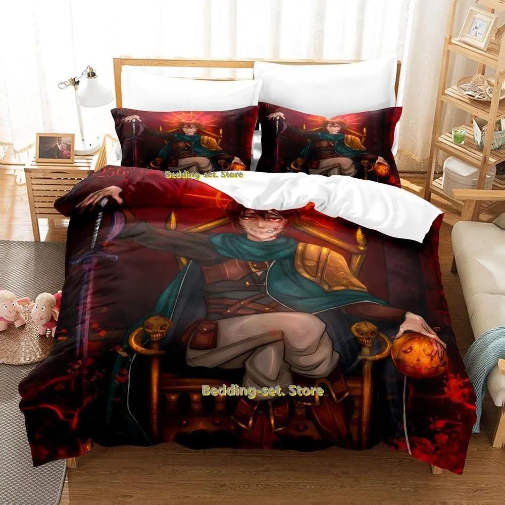 Comfortable Anime Print Bedding Set With Duvet Cover And Pillowcases Single Twin Full Queen King Sizes For Adults And Kids