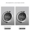 Quiet Operation Magnetic Timer with Mechanical Knob & Digital Display Easy to Carry for Office Meetings & Cooking