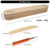 Seam Rippers Tailors Clapper Set Multifunctional Wood Seam Presser Tool Sewing Tool for Ironing Sewing and Quilting
