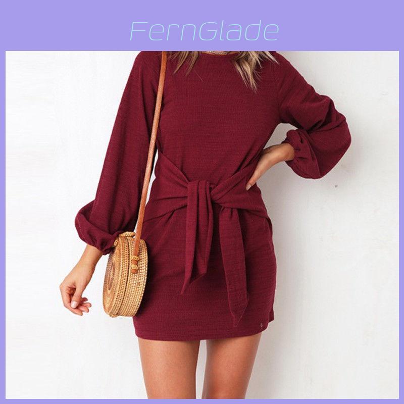 Luxurious Womens Long Sleeve Knit Bodycon Bandage Mini Dress For Chic Winter Style
