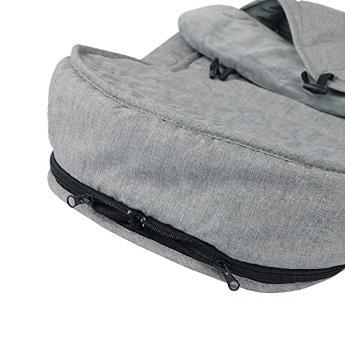 Stroller Foot Muff Cushion, 2-Way Sleeping Bag, Thick, Warm, Windproof, Cold-Proof, Non-Slip, Belt Holes, Easy Installation, Adjustable, Zipper Closur