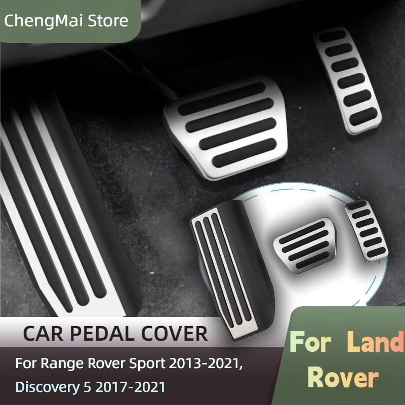 Foot Rest Pedal for Range Rover Sport 2013-2021, Discovery 5 2017-2021 Accelerator Foot Pedal Fuel Gas Brake Pedal Pads Cover