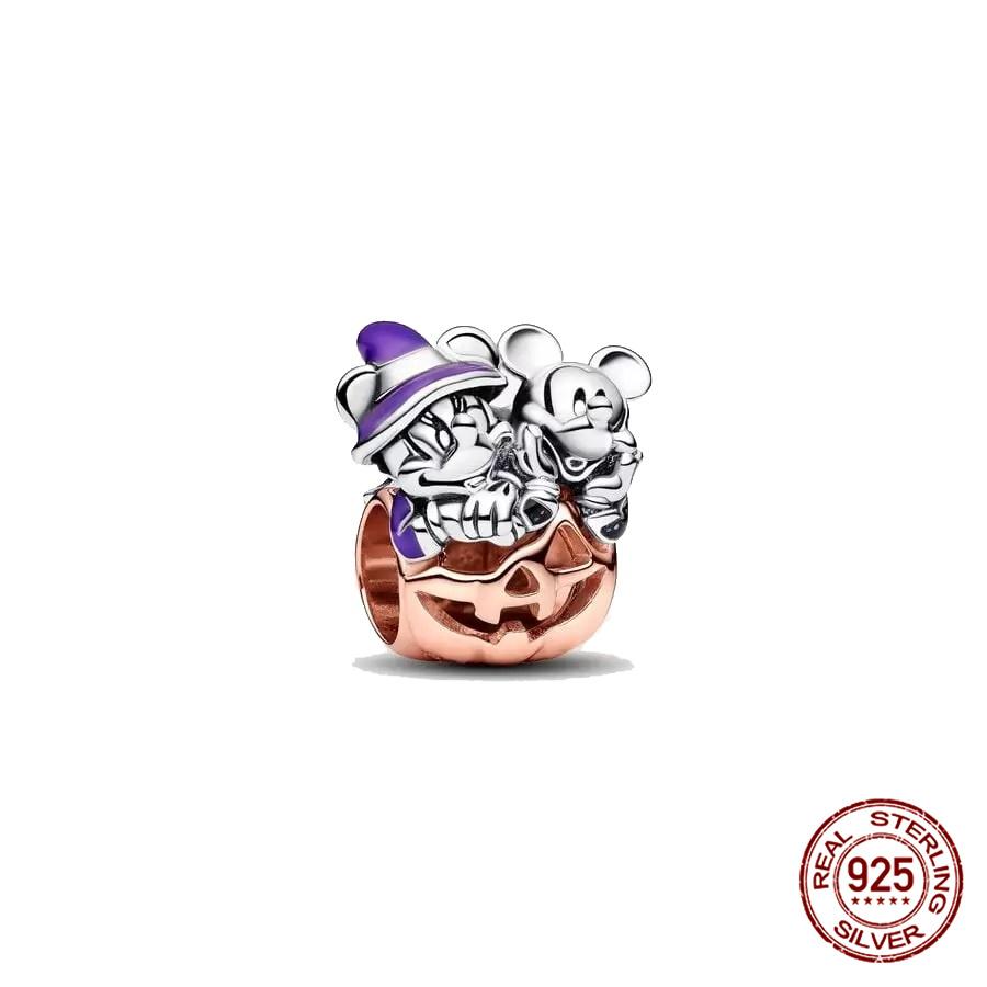 New  Mickey Minnie Beaded Marvel Lron Man Charms Plata De Leyoriginales Fit Bracelet Diy Jewelry Making Women'S Gift