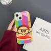 Classic Fashion Logo P-Paul F-Frank Tempered Glass For Iphone 14 13 12 11 Pro Mini XS MAX 14Plus X XS XR Cover