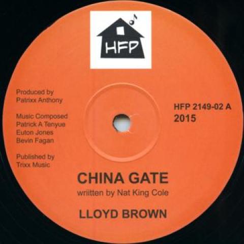 

12-дюймовая пластинка LLOYD BROWN - China Gate / Version HFP2149 HFP 2015 Великобритания Регги, Ска и Даб Б/У