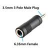 3.5mm Female To 6.35mm(1/4 Inch) Male Stereo Headphone Audio Adaptor/Microphone Plug Jack Adapter Converter