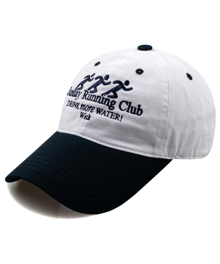 Wig Sunday Running Club Two-Tone Ball Cap - Navy