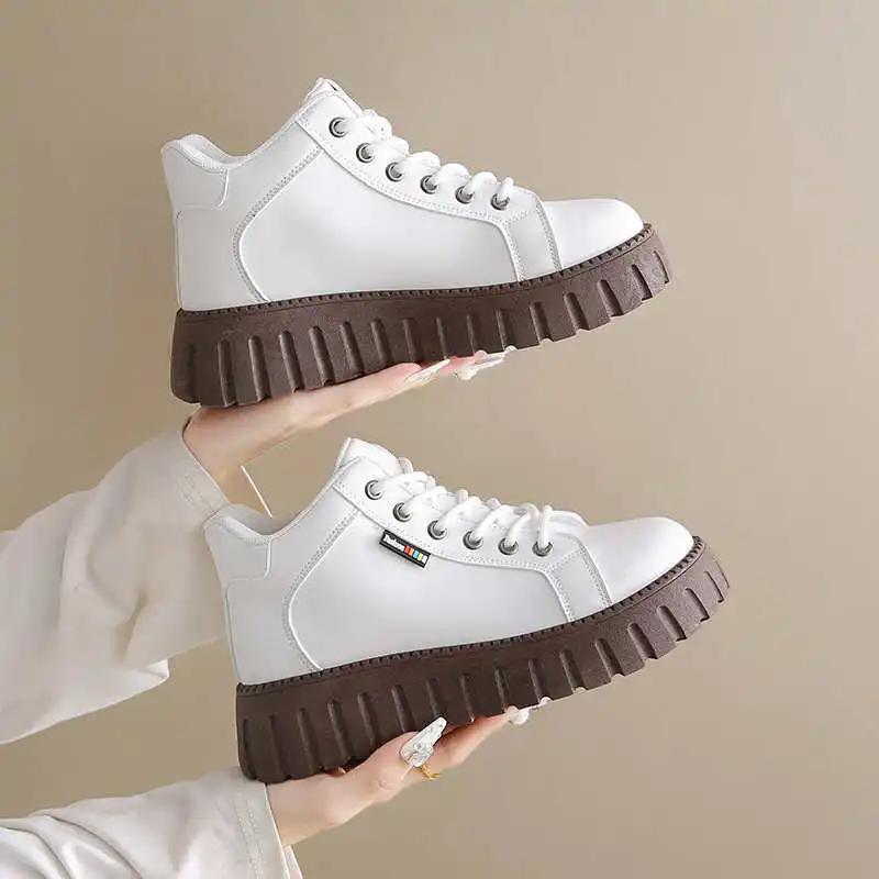 Demi-season Dark Summer Heeled Shoes Heel Shoes For Women Magenta Sneakers Sports Trends Sneskers Real Authentic Expensive