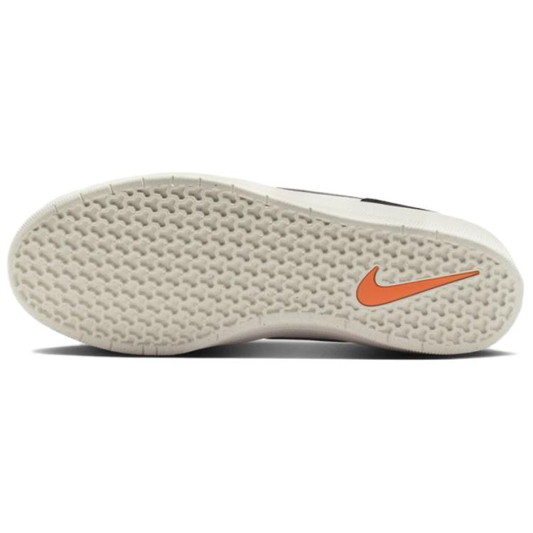 Nike SB Force 58 Tessuto, Pelle Scamosciata di Vacchetta Scarpe da Skateboard Unisex Nero Bianco Grigio DV5477-012
