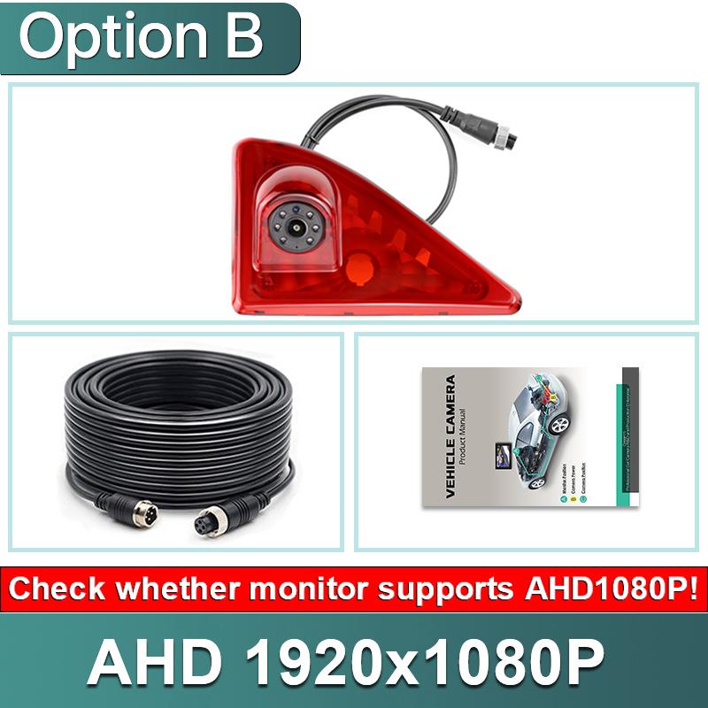 CCD AHD 1080P Car Roof Top Mount Brake Light Rear View Backup Camera For Renault Master Nissan NV400 Opel Movano Van 2010-2016