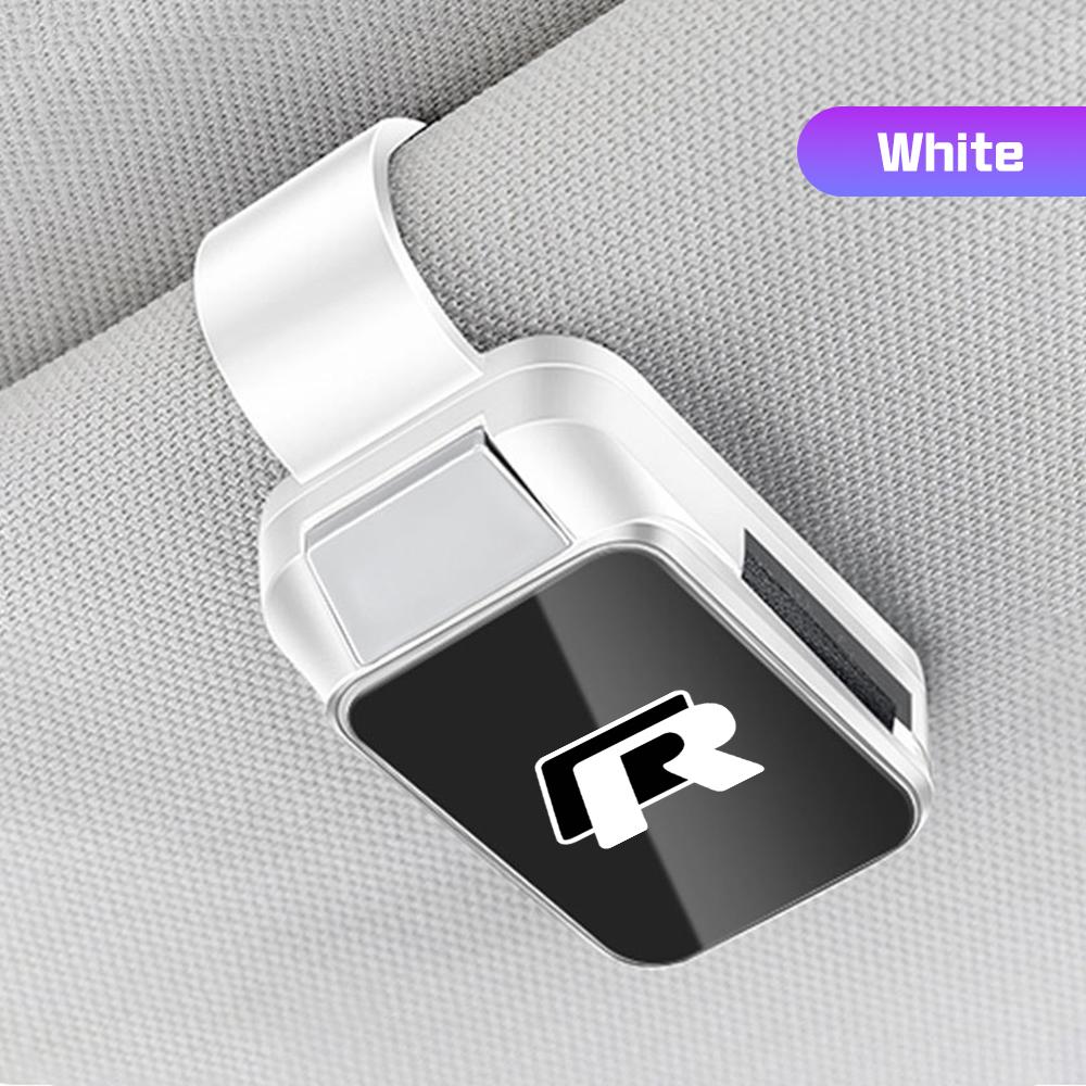 Hub Caps Car Eyeglass Clip Sunshade Sunglasses Holder Glasses Storage Clip For VW Volkswagen Polo Tiguan Passat Golf Jetta Lavid