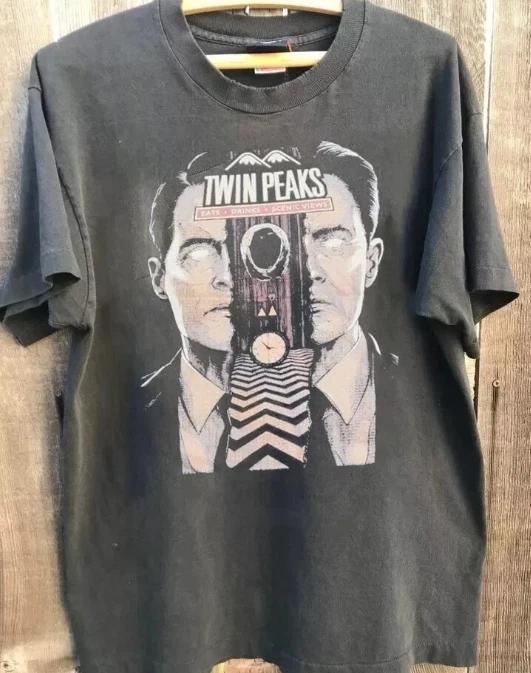 Twin Peaks Shirt, Twin Peaks Charcoal Clssic Style T-shirt Unisex S-5XL 4XL