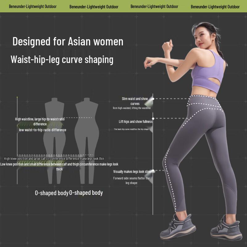 Women's High-Waist Tummy Control Shark Leggings