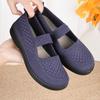 One-pedal cloth shoes women's middle-aged and old walking shoes breathable mesh sneakers soft-soled non-slip mother shoes
