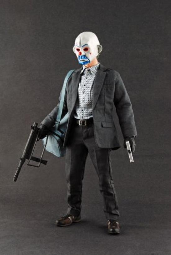 Movie Masterpiece The Dark Knight Scale Figure Joker 1/6 (Bank Robber)