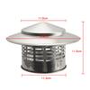 110/160mm Chimney Cap Exterior Wall Air Outlet Roof-Pipe Exhaust Hood Stainles Steel For Ventilation Ducts Chimneys Exhaust Hood