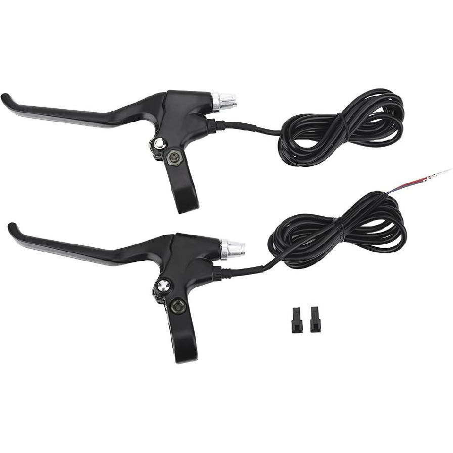 Alomejor 1 Pair Electric Brake Lever Durable E Bike Bicycle Electric Brake Lever Bicycle V Brake for Cycling Bikes with 22.5mm Handlebar