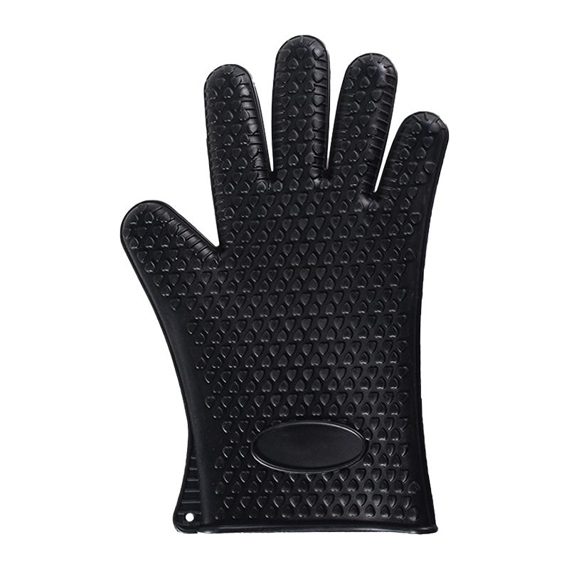 1/2Pcs Oven Mitts Baking Gloves 230 Heat Resistant Silicone Glove Kitchen Thicken Barbecue Oven Cooking Glove BBQ Grill Gloves